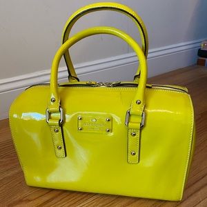 Neon Yellow Kate Spade Bag